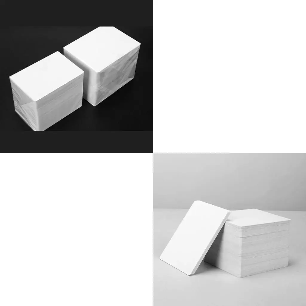 100 Premium White Blank Inkjet PVC Cards Plastic Double Sided Printing Cards
100 Premium White Blank Inkjet PVC Cards Plastic Double Sided Printing Cards