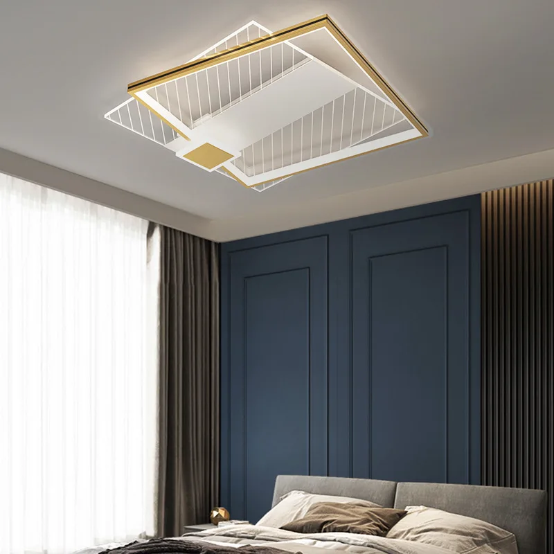 Modern Minimalist Luxury Golden Metal Paint LED Warm White Dimming lighting Bedroom Ceiling Lamp Indoor Square Acrylic Fixture
Modern Minimalist Luxury Golden Metal Paint LED Warm White Dimming lighting Bedroom Ceiling Lamp Indoor Square Acrylic Fixture