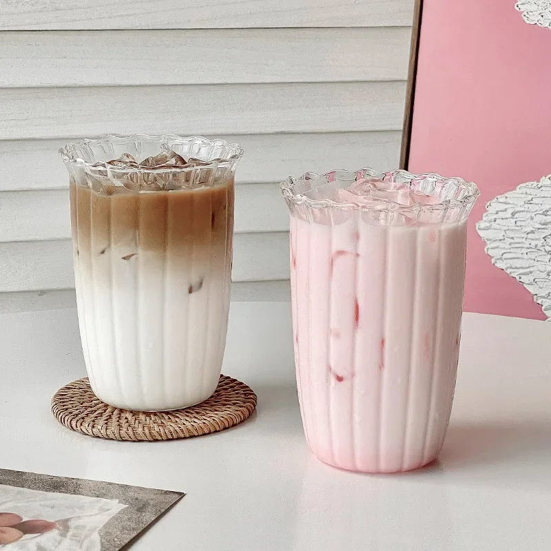 Vintage Vertical Coffee Glass Clear Glass Mug Striped Latte Mug Borosilicate Cups Beer Wine Juice Milk Glasses Cocktail Mug
Vintage Vertical Coffee Glass Clear Glass Mug Striped Latte Mug Borosilicate Cups Beer Wine Juice Milk Glasses Cocktail Mug