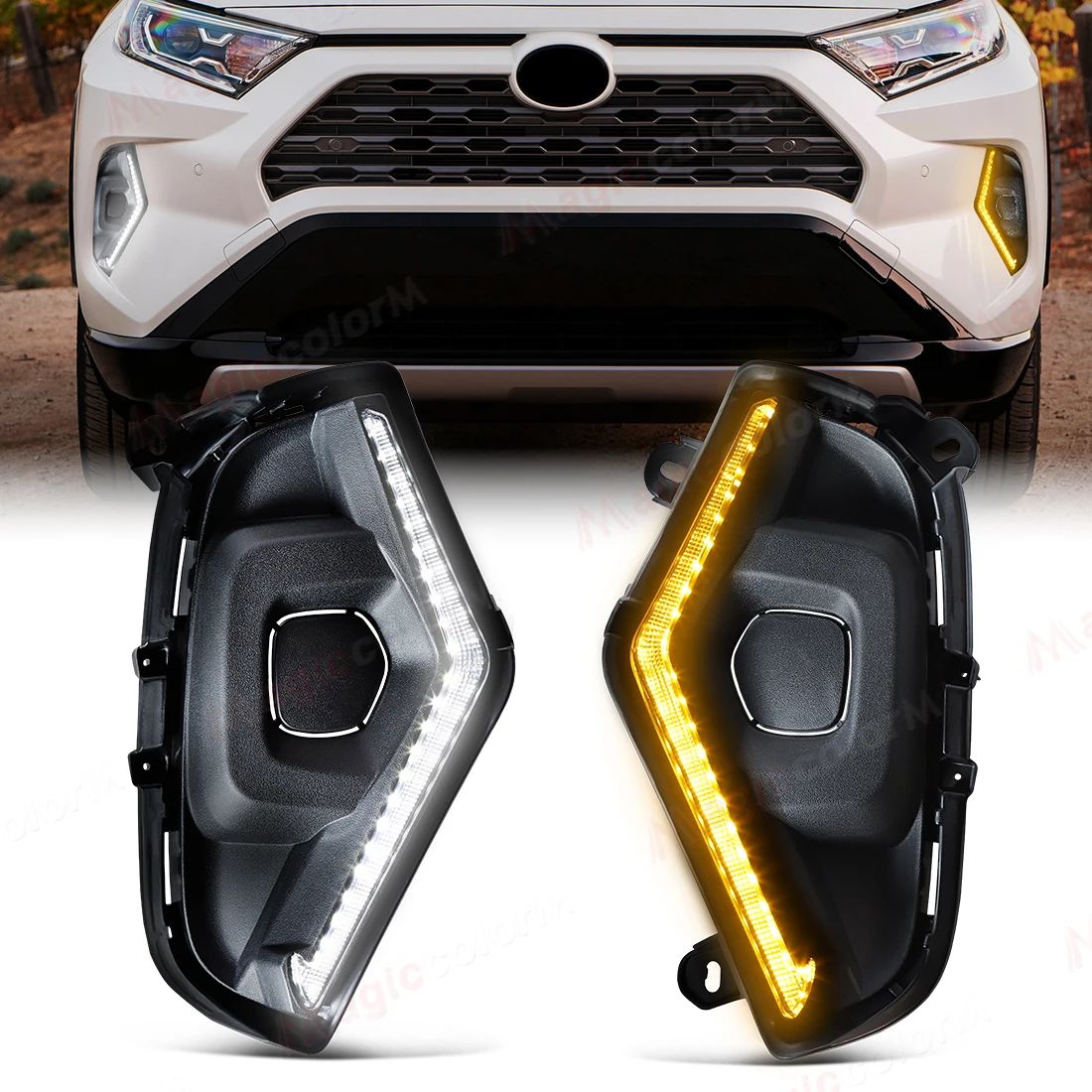 2 шт. DRL для Toyota RAV4 RAV 4 2019 2020 2021 2022 2023 2024 DRL автомобильные дневные ходовые огни светодиодные указатели поворота противотуманные фары дневные фонари 
2 шт. DRL для Toyota RAV4 RAV 4 2019 2020 2021 2022 2023 2024 DRL автомобильные дневные ходовые огни светодиодные указатели поворота противотуманные фары дневные фонари