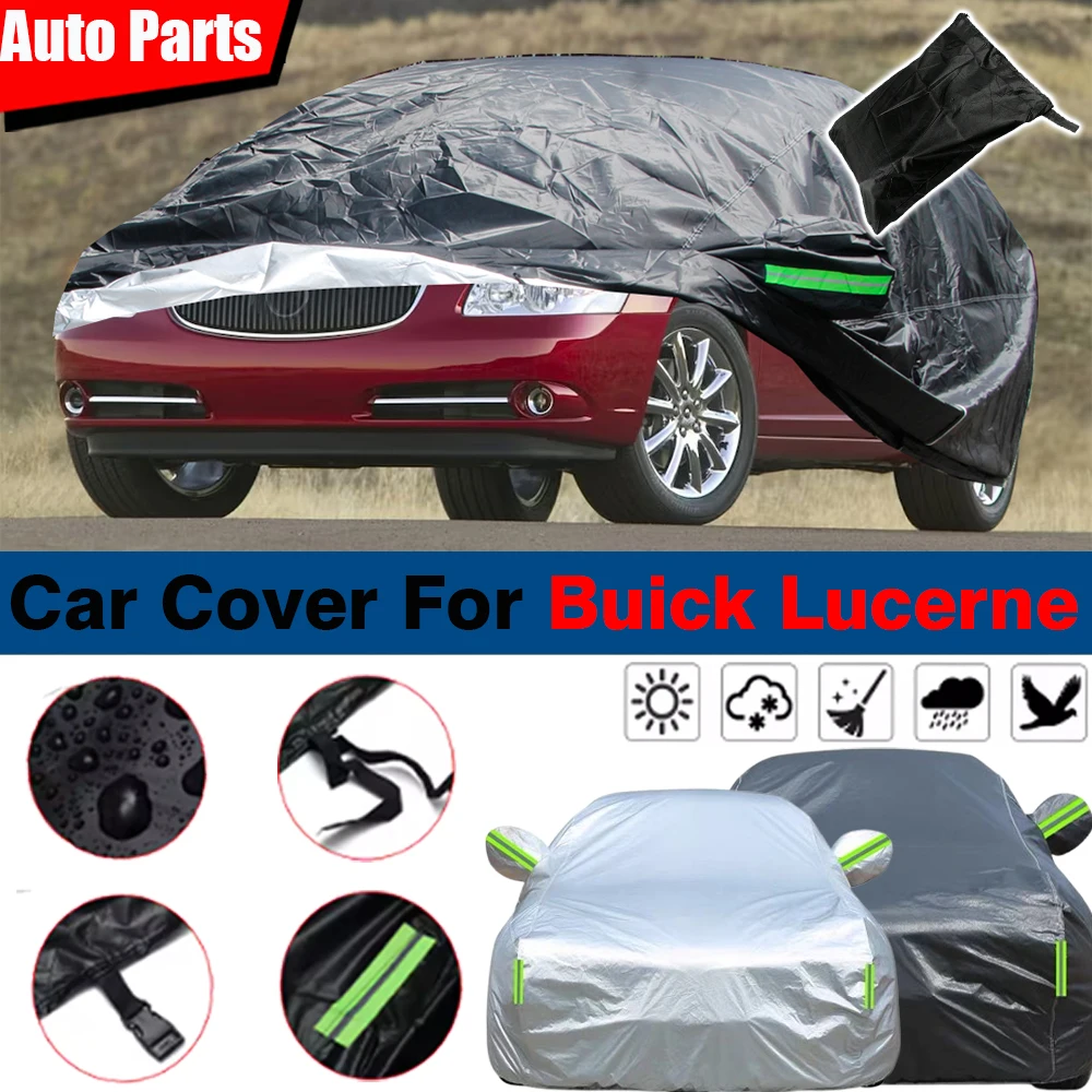 Waterproof Outdoor Full Auto Car Cover Anti UV Sun Shade Rain Snow Wind Dust Resistant For Buick Lucerne 2006-2025
Waterproof Outdoor Full Auto Car Cover Anti UV Sun Shade Rain Snow Wind Dust Resistant For Buick Lucerne 2006-2025