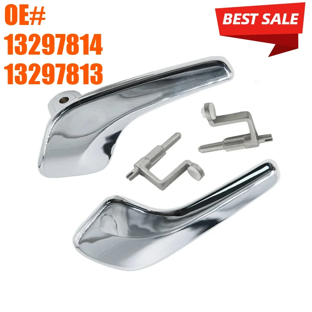 Aluminum Plated Plastic Stainless Interior Door Handle for Opel Corsa D 2006-2014 13297814 13297813 Left Right Doors
Aluminum Plated Plastic Stainless Interior Door Handle for Opel Corsa D 2006-2014 13297814 13297813 Left Right Doors