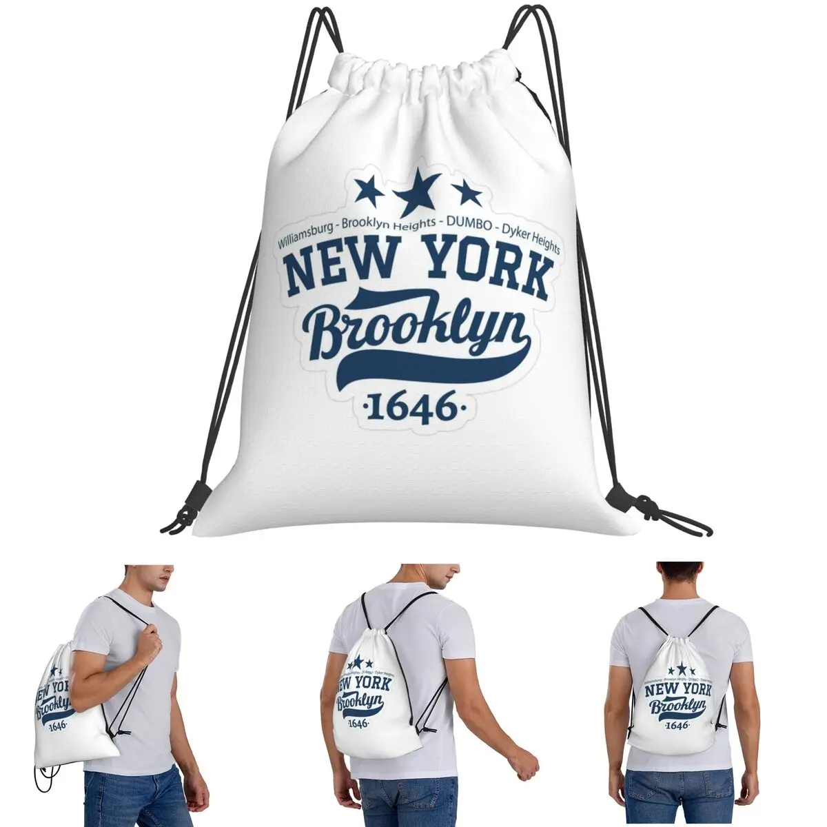 Brooklyn New York Backpacks Casual Drawstring Bags Sundries Bag Book Bags for Man Woman Students
Brooklyn New York Backpacks Casual Drawstring Bags Sundries Bag Book Bags for Man Woman Students