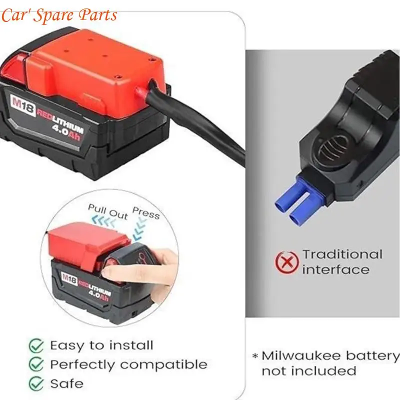 Y4UA Jumper Cable for 18V Lithium Battery, 8 Gauge Car Battery Jump Starter Cable Automotive Boosters Cable
Y4UA Jumper Cable for 18V Lithium Battery, 8 Gauge Car Battery Jump Starter Cable Automotive Boosters Cable