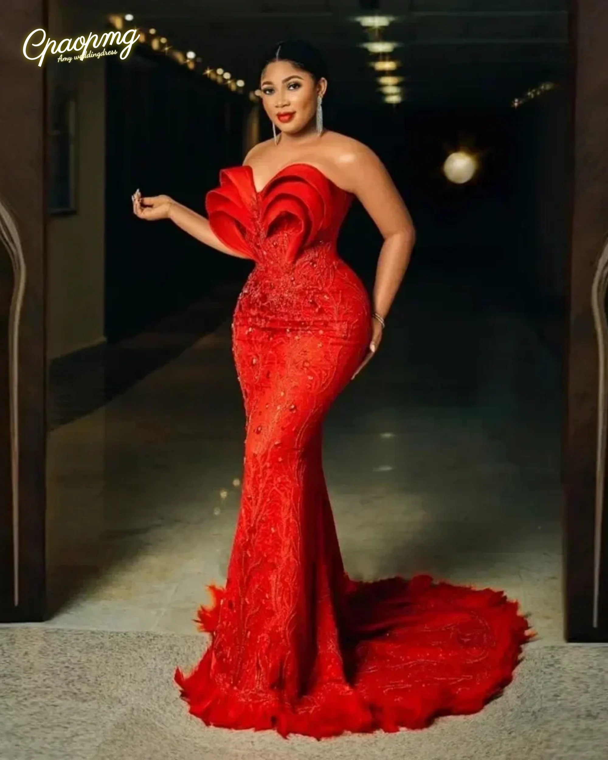 Кружевное платье русалки с бисером по индивидуальному заказу, платье для выпускного вечера с перьями и сердечками на шнуровке сзади, африканское вечернее платье, вечернее платье
Кружевное платье русалки с бисером по индивидуальному заказу, платье для выпускного вечера с перьями и сердечками на шнуровке сзади, африканское вечернее платье, вечернее платье