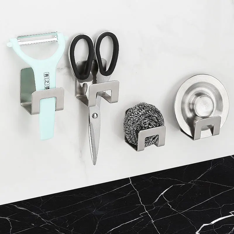 Stainless Steel Sponges Racks Self Adhesive Sink Sponges Drain Drying Rack Holders Kitchen Bathroom Sink Storage Organizer
Stainless Steel Sponges Racks Self Adhesive Sink Sponges Drain Drying Rack Holders Kitchen Bathroom Sink Storage Organizer