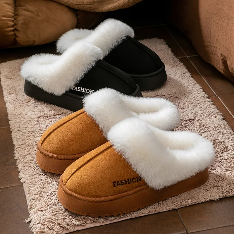 Women Winter Fluffy Slippers Fur House Slippers Women Platform Furry Living Room Shoes Female Thick Warm Floor Sandals Wholesale
Women Winter Fluffy Slippers Fur House Slippers Women Platform Furry Living Room Shoes Female Thick Warm Floor Sandals Wholesale