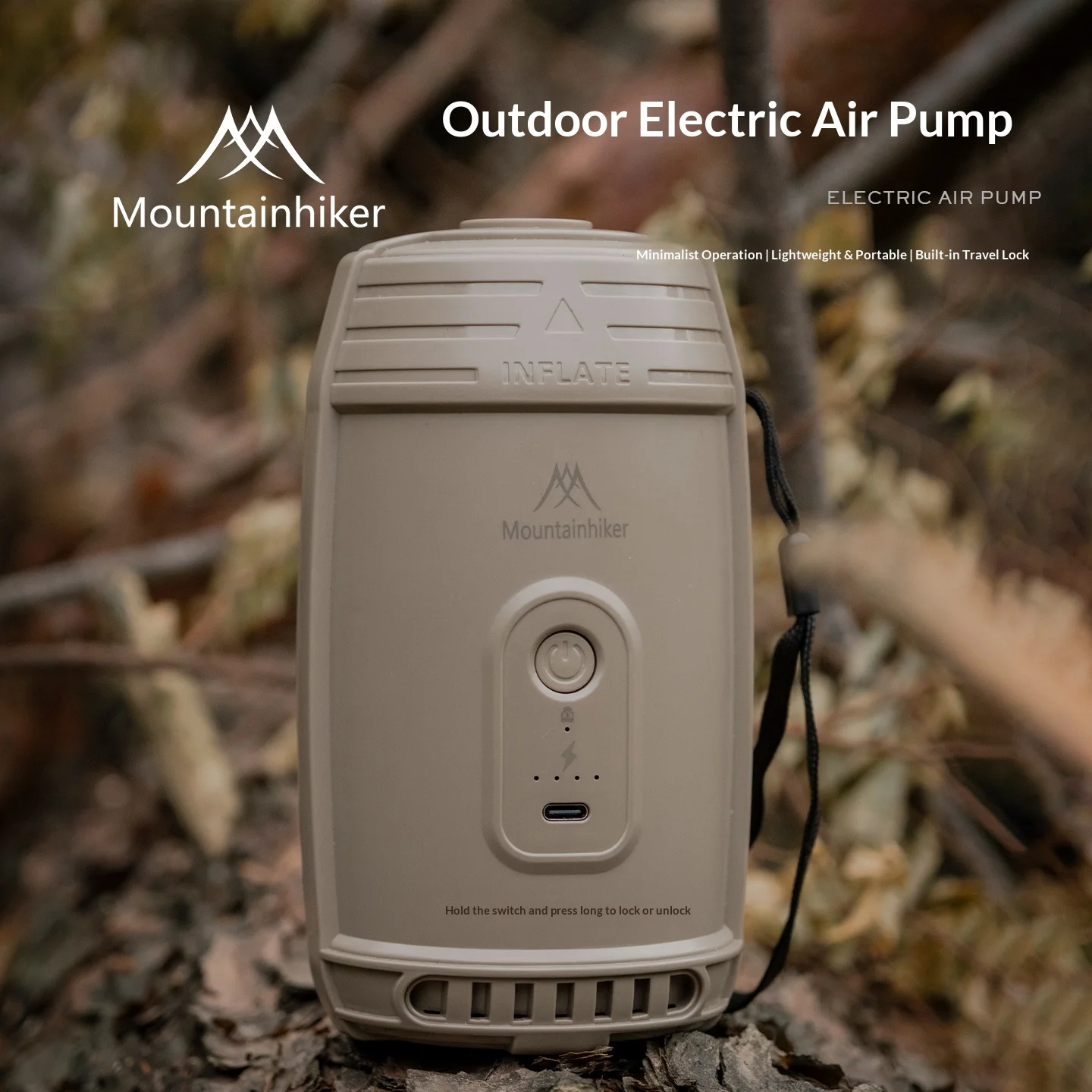 Mountainhiker Portable Air Pump USB Rechargeable Inflator, suitable for camping tents, air mattresses, pool flotation devices.
Mountainhiker Portable Air Pump USB Rechargeable Inflator, suitable for camping tents, air mattresses, pool flotation devices.