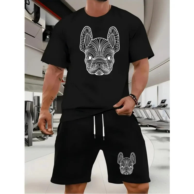 Summer casual men tracksuit set, soft skin-friendly material, loose fit perfect for daily walking, jogging and home leisure wear
Summer casual men tracksuit set, soft skin-friendly material, loose fit perfect for daily walking, jogging and home leisure wear