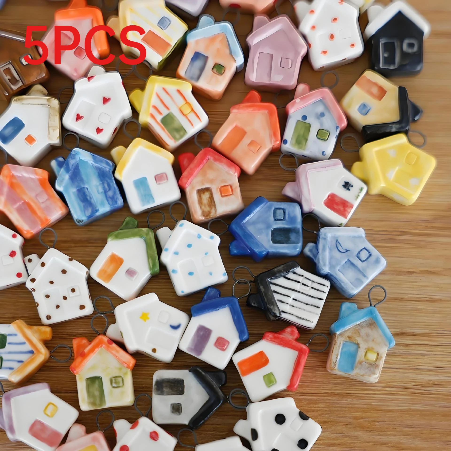 5Pcs Aesthetic Minimalist Colorful Mini House Stainless Steel Charms Pendants DIY Necklace Bracelet Accessories
5Pcs Aesthetic Minimalist Colorful Mini House Stainless Steel Charms Pendants DIY Necklace Bracelet Accessories