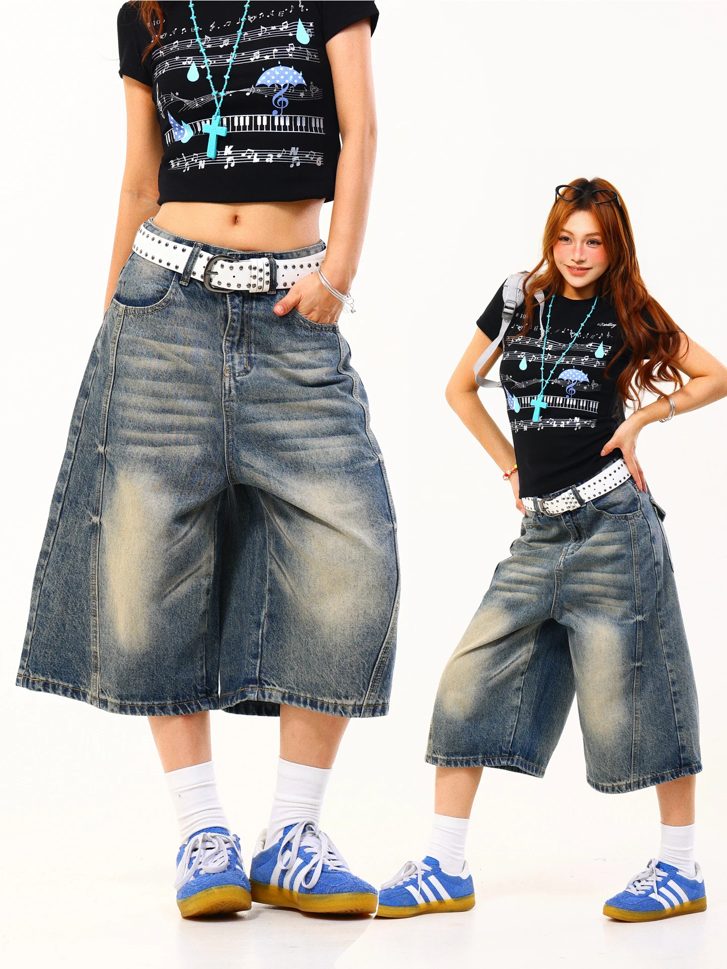 Light Blue American Deconstructed Wide Leg Jeans Women Summer Vintage Casual Loose Seven Pants Trendy Loose Fit Denim Jeans
Light Blue American Deconstructed Wide Leg Jeans Women Summer Vintage Casual Loose Seven Pants Trendy Loose Fit Denim Jeans