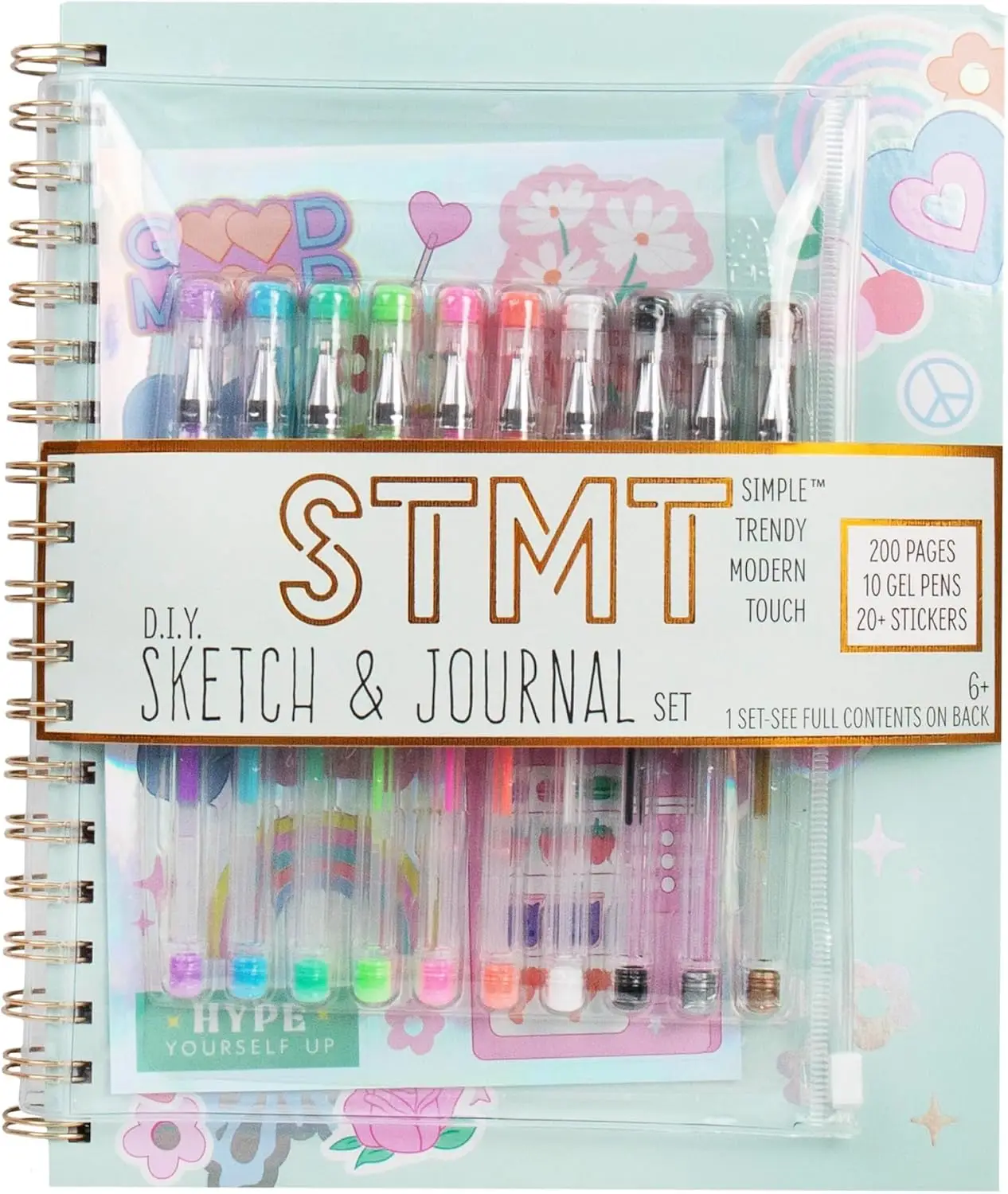 D.I.Y Journal Set for Girls 8+, Stationery Kit with Notebook, Pens & Stickers for Writing & Drawing
D.I.Y Journal Set for Girls 8+, Stationery Kit with Notebook, Pens & Stickers for Writing & Drawing