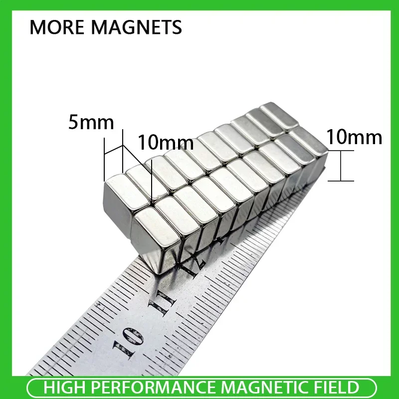 5~200PCS 10x10x5mm Super Powerful Strong N35 magnet 10mm x 10mm x 5mm Rare Earth Block NdFeB Neodymium Magnet
5~200PCS 10x10x5mm Super Powerful Strong N35 magnet 10mm x 10mm x 5mm Rare Earth Block NdFeB Neodymium Magnet