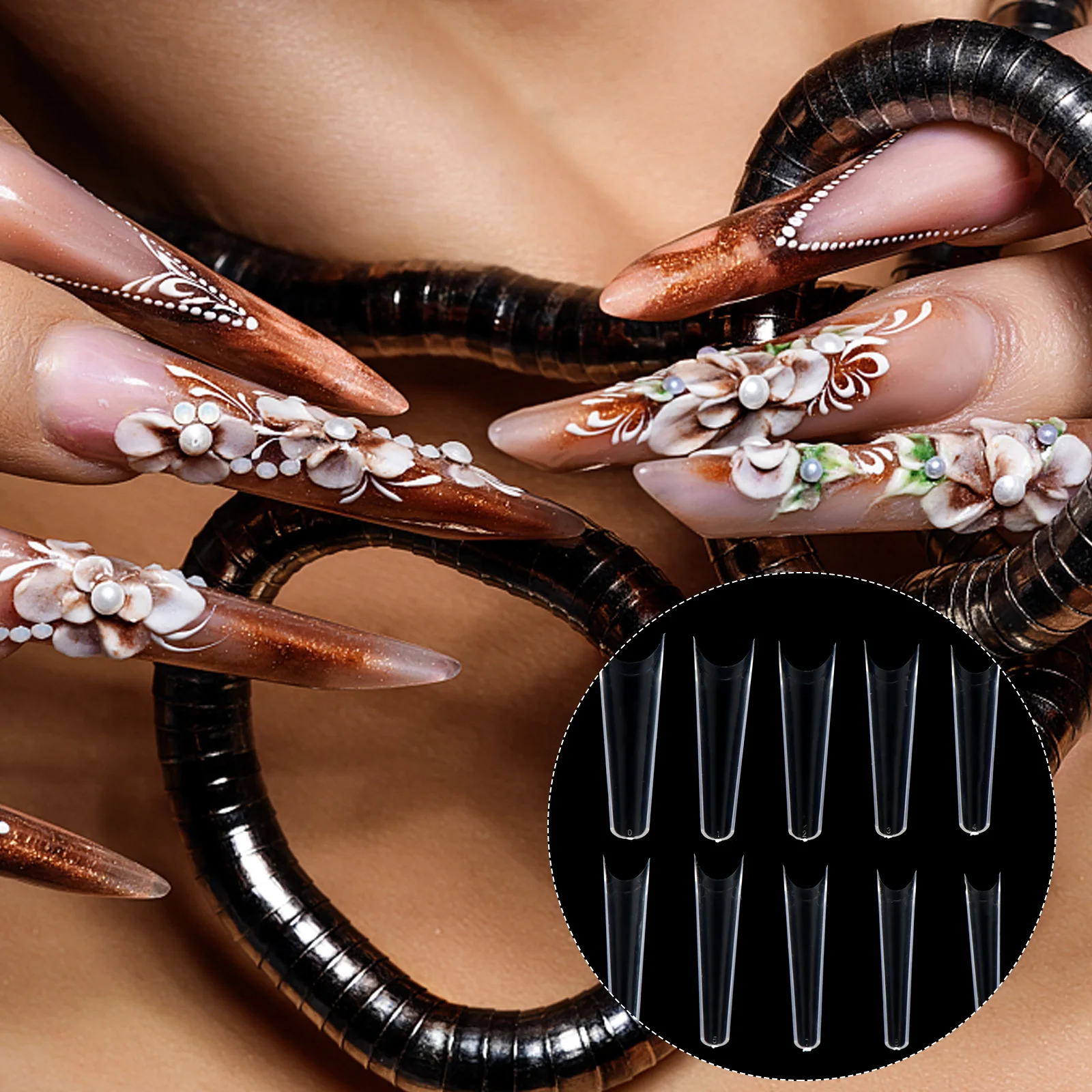 500pcs Fake Nail Tips Natural Long Artificial Nails For Women Diy Coffin Full Cover False Nails Abs Durable Nail Art Decorative
500pcs Fake Nail Tips Natural Long Artificial Nails For Women Diy Coffin Full Cover False Nails Abs Durable Nail Art Decorative