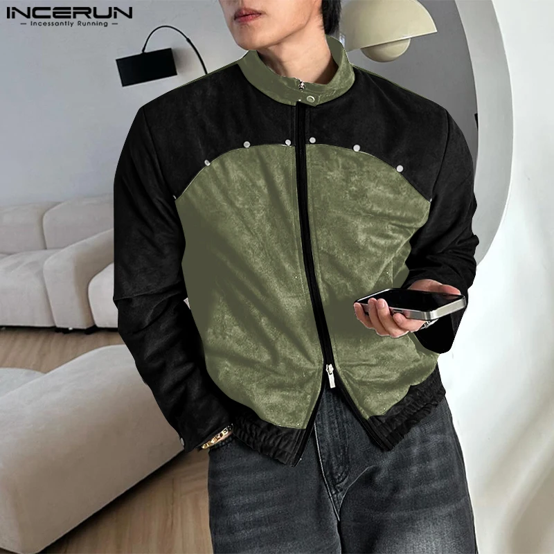 INCERUN Men Colorblock Simple Jackets 2024 Casual Loose Hammer Design Coats Stand Collar Handsome Harajuku Long Sleeve Waistcoat
INCERUN Men Colorblock Simple Jackets 2024 Casual Loose Hammer Design Coats Stand Collar Handsome Harajuku Long Sleeve Waistcoat