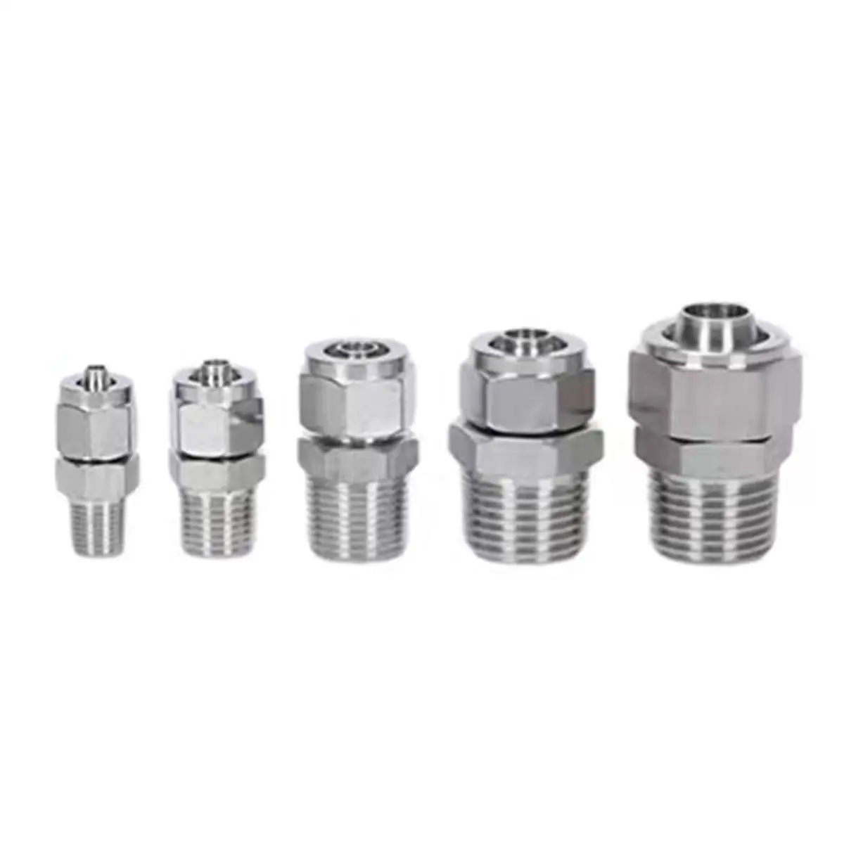 Подходит для шланга OD 4/6/8/10/12 мм до 1/8 "1/4" 3/8 "1/2" BSPT Thread 304, фитинг для труб из нержавеющей стали
Подходит для шланга OD 4/6/8/10/12 мм до 1/8 "1/4" 3/8 "1/2" BSPT Thread 304, фитинг для труб из нержавеющей стали
