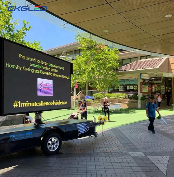 MT6 Solar Mobile Led Screen Trailer for Election Campaign and Roadshow Advertising Led Screen Outdoor Trailer
MT6 Solar Mobile Led Screen Trailer for Election Campaign and Roadshow Advertising Led Screen Outdoor Trailer