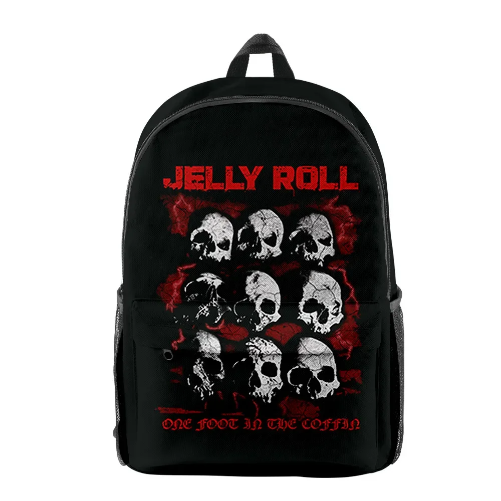 2023 New Jelly Roll Skull Merch Bag Notebook Backpacks 3D Printed Oxford Waterproof Boys Girls Travel Bags
2023 New Jelly Roll Skull Merch Bag Notebook Backpacks 3D Printed Oxford Waterproof Boys Girls Travel Bags