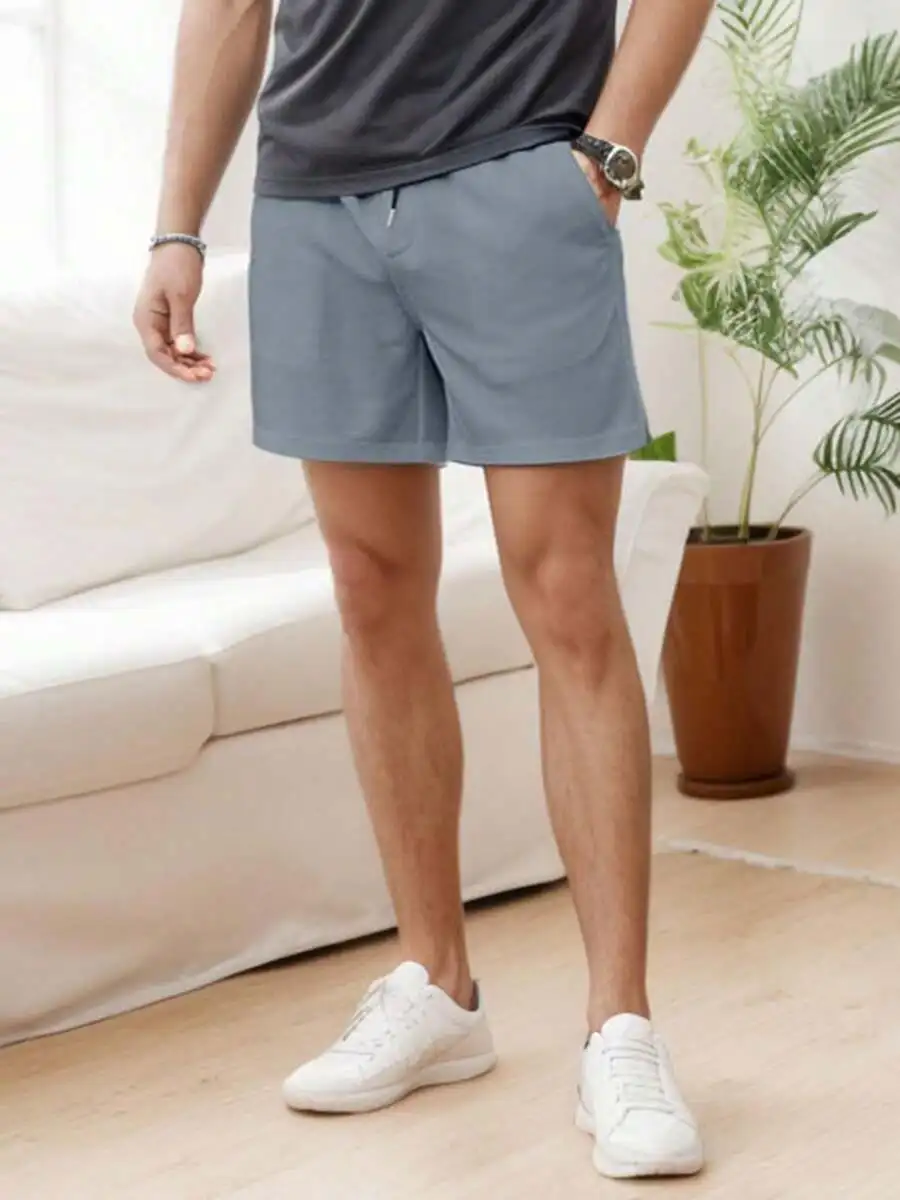 Mens Casual Shorts Elastic Waist Drawstring With Pockets For Beach Workout Jogging
Mens Casual Shorts Elastic Waist Drawstring With Pockets For Beach Workout Jogging