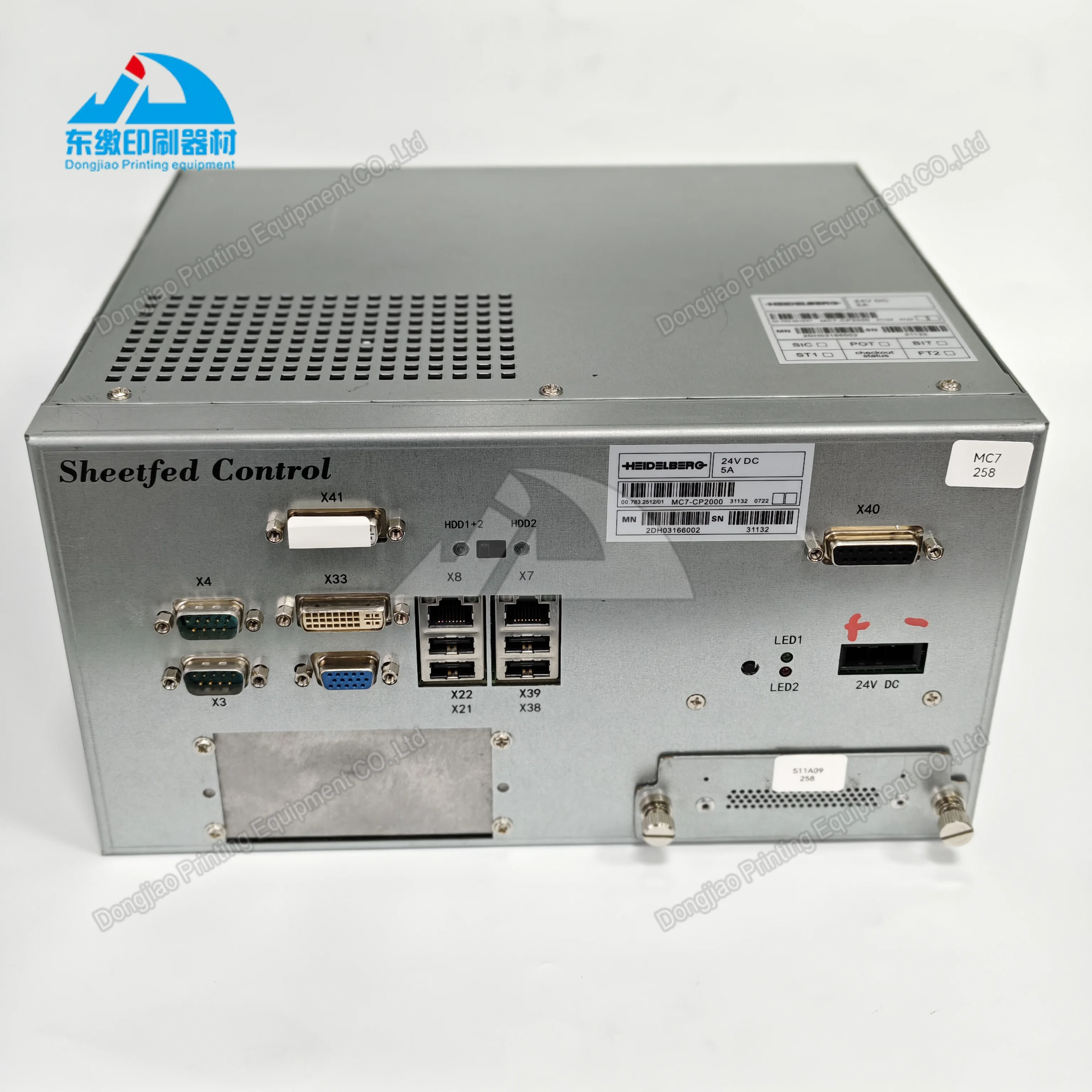 Блок управления 00.783.2512/01 MC7-CP2000 для запасных частей офсетных печатных машин Heidelberg
Блок управления 00.783.2512/01 MC7-CP2000 для запасных частей офсетных печатных машин Heidelberg