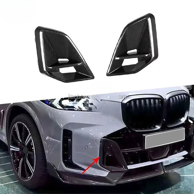 Dry Carbon Fiber FRP Front Bumper Air Vent Decorative For BMW X5 G05 G18 LCI M Sport 2023+ Bumper Decoration Body Kits
Dry Carbon Fiber FRP Front Bumper Air Vent Decorative For BMW X5 G05 G18 LCI M Sport 2023+ Bumper Decoration Body Kits