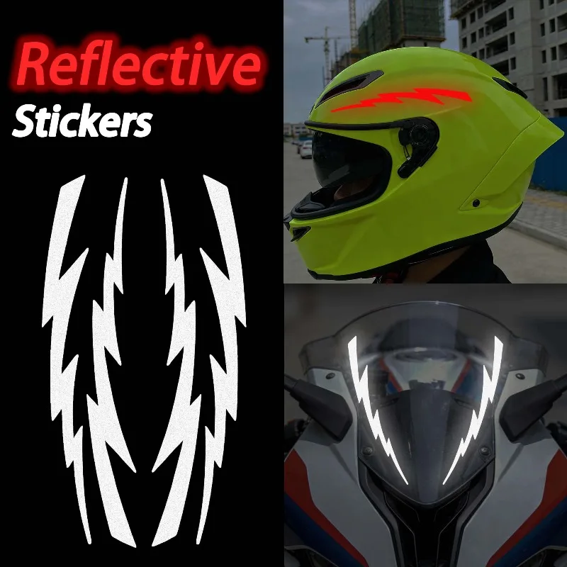 Motorcycle Lightning Sticker for Motorcycle Helmet Fuel Tank Guide, Self-Adhesive Vinyl Decal
Motorcycle Lightning Sticker for Motorcycle Helmet Fuel Tank Guide, Self-Adhesive Vinyl Decal