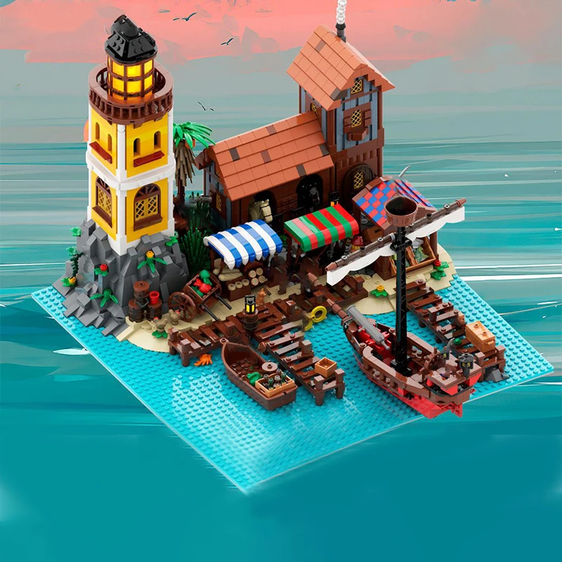 2155 шт. MOC Harbor модульные строительные блоки DIY образовательные технические пираты игрушка для улучшения детей творчество операционные навыки подарок
2155 шт. MOC Harbor модульные строительные блоки DIY образовательные технические пираты игрушка для улучшения детей творчество операционные навыки подарок