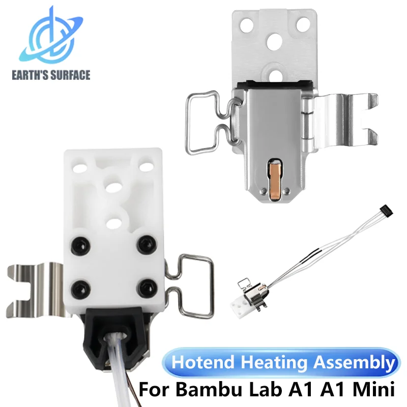 For Bambu Lab A1/A1 Mini Upgraded Ceramic Zirconia Insulator Aluminum / Nickel plated Heatblock Kit For H2D Hotend Left Mounting
For Bambu Lab A1/A1 Mini Upgraded Ceramic Zirconia Insulator Aluminum / Nickel plated Heatblock Kit For H2D Hotend Left Mounting