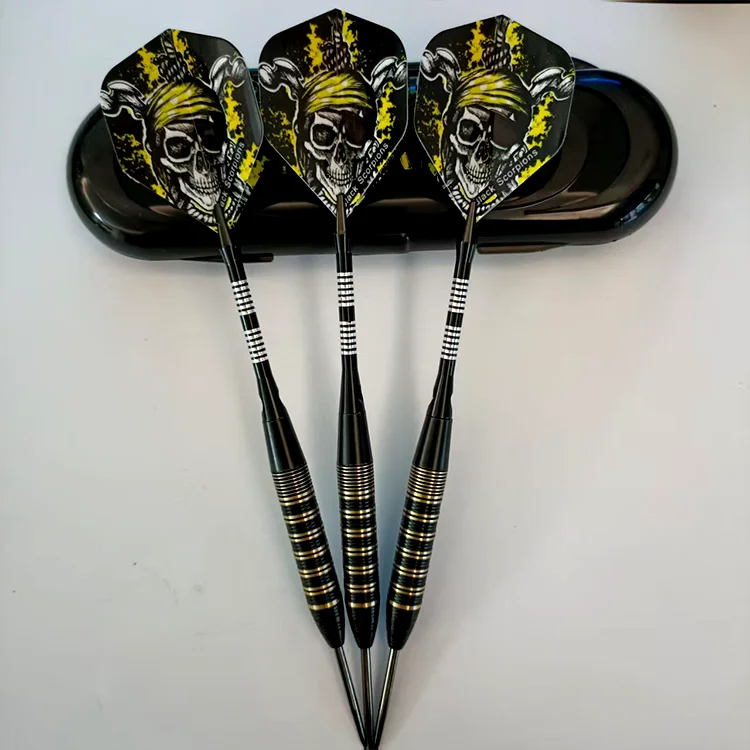 Pirate Skull Dart Set 3PCS 24g Professional Steel Tip Darts with Cool Pattern for Bar Home Game Room
Pirate Skull Dart Set 3PCS 24g Professional Steel Tip Darts with Cool Pattern for Bar Home Game Room