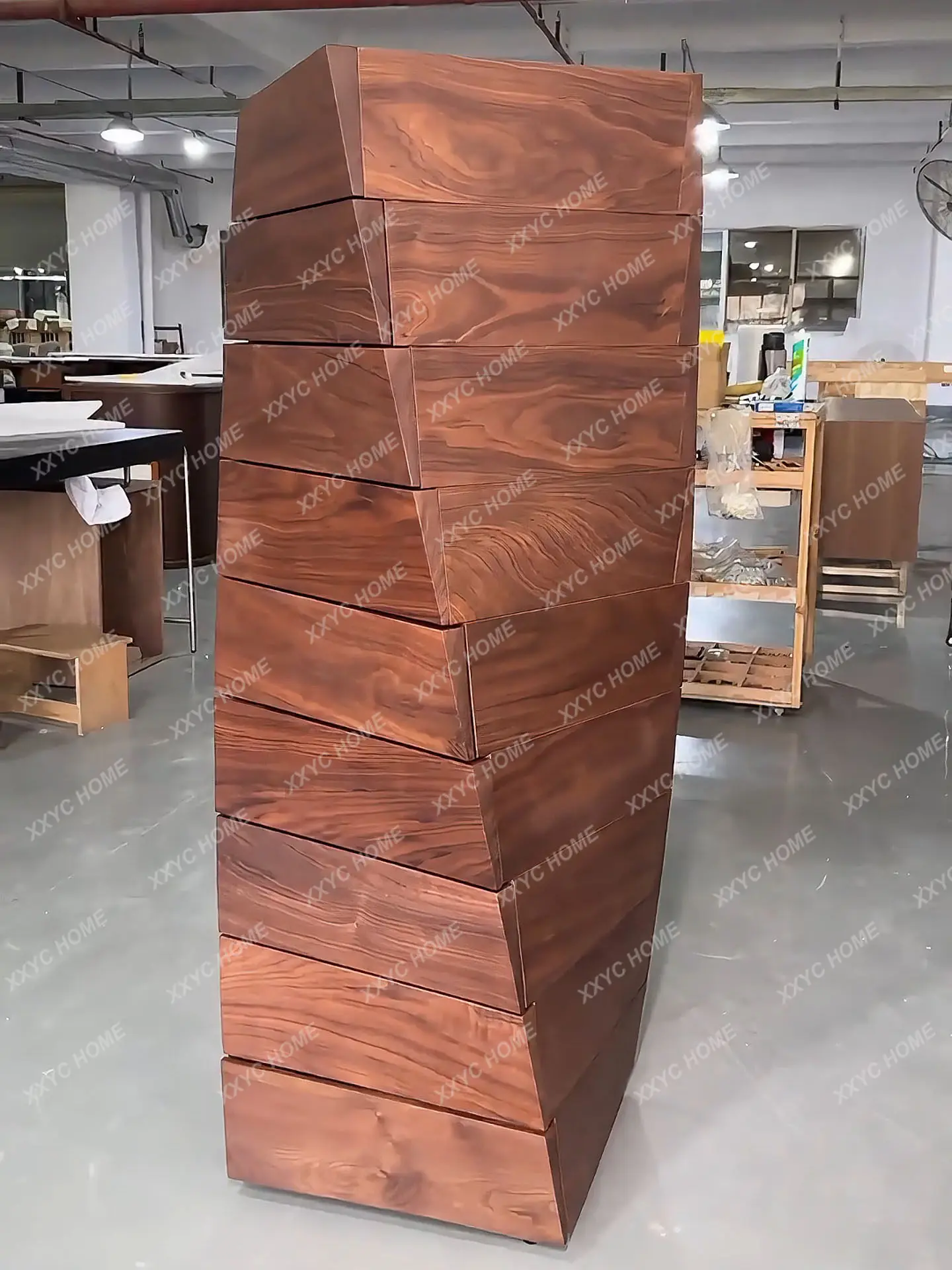 Nine-bucket cabinet Modern light luxury solid wood nine-bucket cabinet Spiral bucket cabinet
Nine-bucket cabinet Modern light luxury solid wood nine-bucket cabinet Spiral bucket cabinet