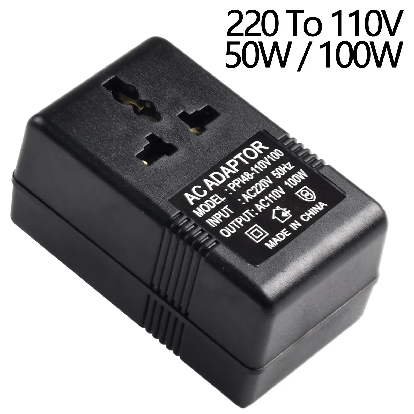 Voltage Converter Step-down Transformer Travel Adapter AC220V To 110V Voltage Converter EU Single-phase Transformer
Voltage Converter Step-down Transformer Travel Adapter AC220V To 110V Voltage Converter EU Single-phase Transformer