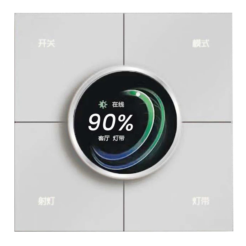 B37B-Tuya Zigbee Knob Smart Dimming Switch Panel App Control Voice Control Linkage 4 Gang Relay Smart Home Light Switch
B37B-Tuya Zigbee Knob Smart Dimming Switch Panel App Control Voice Control Linkage 4 Gang Relay Smart Home Light Switch