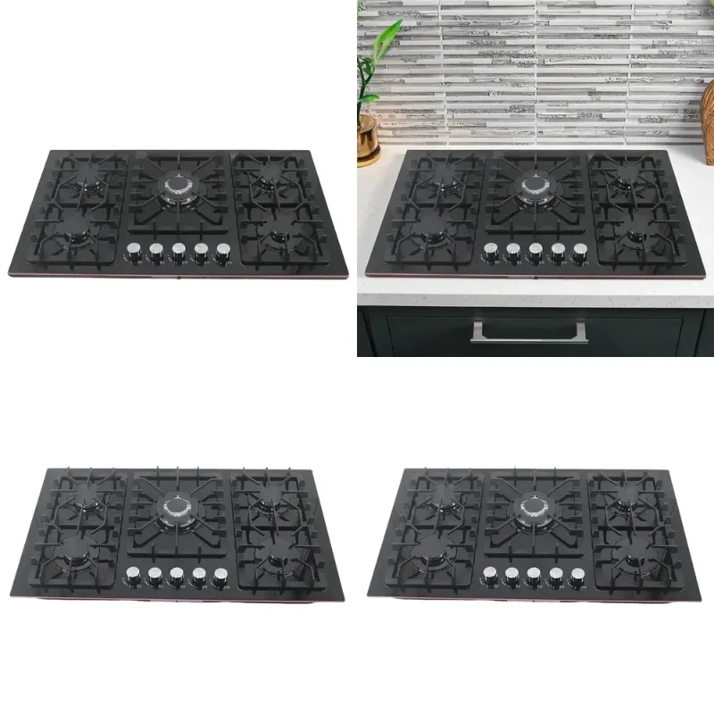 Stove 5-Burner Tempered Glass Stove Built In Stove Liquefied Petroleum
Stove 5-Burner Tempered Glass Stove Built In Stove Liquefied Petroleum