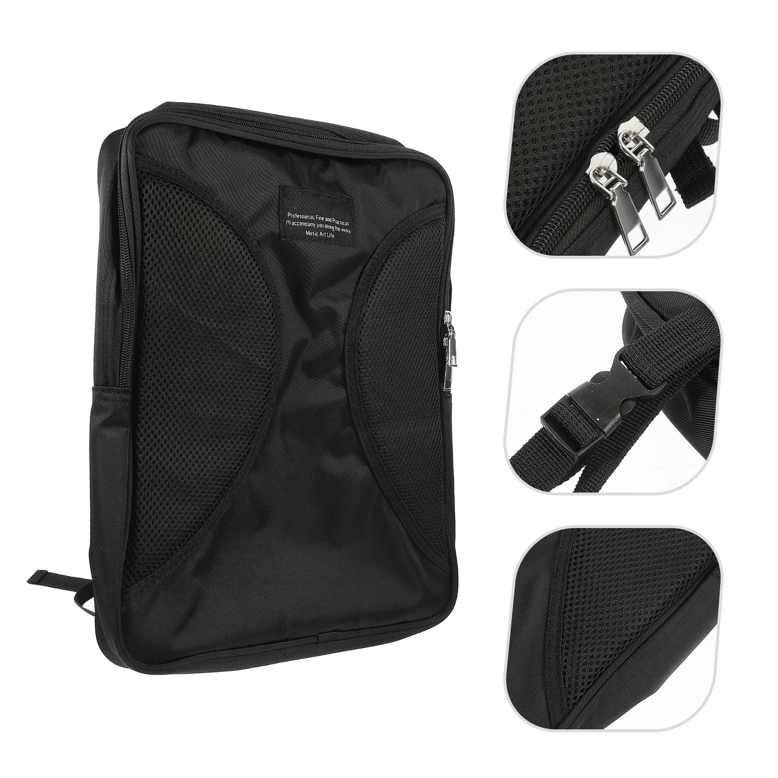 Portable Music Score Bag for Piano Guitar Violin Ukulele Nylon Sponge Composite Cloth Shockproof Lining Zipper Closure
Portable Music Score Bag for Piano Guitar Violin Ukulele Nylon Sponge Composite Cloth Shockproof Lining Zipper Closure
