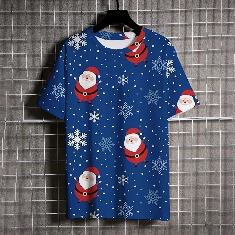 Fashion 3D Printing Happy Christmas T Shirt Santa Claus Xmas Elk Graphic Tee Shirts Kid Funny Streetwear Short Sleeves Clothing
Fashion 3D Printing Happy Christmas T Shirt Santa Claus Xmas Elk Graphic Tee Shirts Kid Funny Streetwear Short Sleeves Clothing