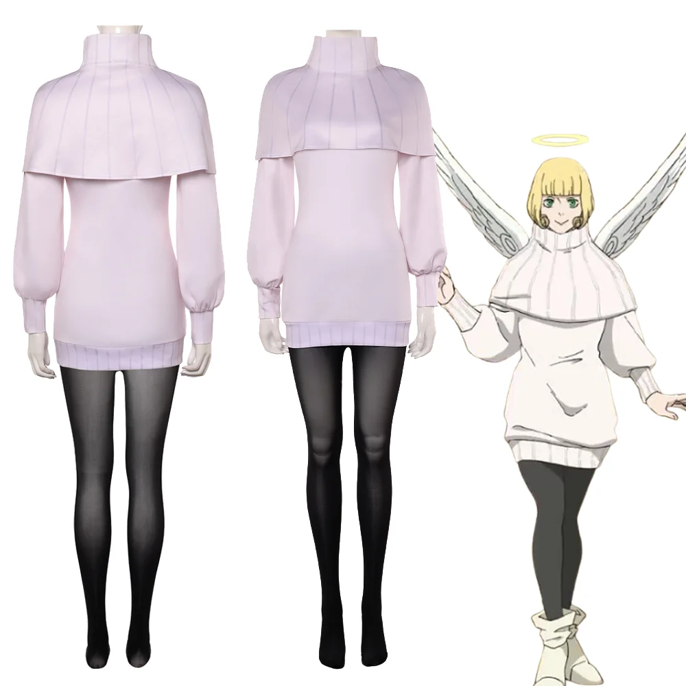 Hana Kurusu Cosplay Costume Jujutsu Kaisen Anime Overlay Dress Black Sheer Tights Adult Women Halloween Carnival Dress Disguise
Hana Kurusu Cosplay Costume Jujutsu Kaisen Anime Overlay Dress Black Sheer Tights Adult Women Halloween Carnival Dress Disguise