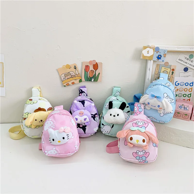 Sanrio Hello Kitty Cute Coin Purse Crossbody Bag Children New Cartoon Melody Chest Bag Casual Girls Shoulder Bag Wholesale
Sanrio Hello Kitty Cute Coin Purse Crossbody Bag Children New Cartoon Melody Chest Bag Casual Girls Shoulder Bag Wholesale