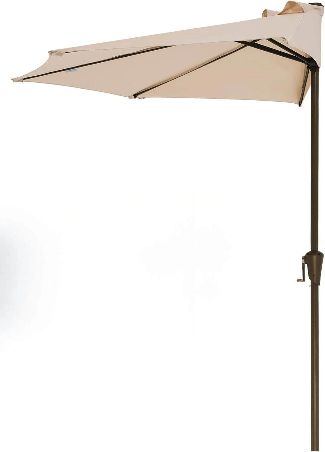 9ft Half Umbrella Outdoor Patio Umbrella Market Umbrellas with Crank, 1/2 Round Wall Umbrella 5 Sturdy Ribs UV Protection
9ft Half Umbrella Outdoor Patio Umbrella Market Umbrellas with Crank, 1/2 Round Wall Umbrella 5 Sturdy Ribs UV Protection