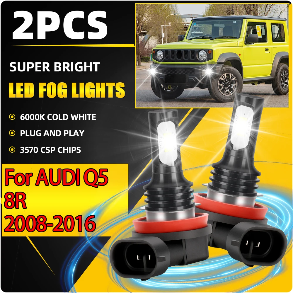2Pcs 20000LM Auto Fog Lamps H8 H9 H11 Car Fog Lights 6000K High Power For AUDI Q5 8R 2008 2009 2010 2011 2012 2013 2014-2016
2Pcs 20000LM Auto Fog Lamps H8 H9 H11 Car Fog Lights 6000K High Power For AUDI Q5 8R 2008 2009 2010 2011 2012 2013 2014-2016