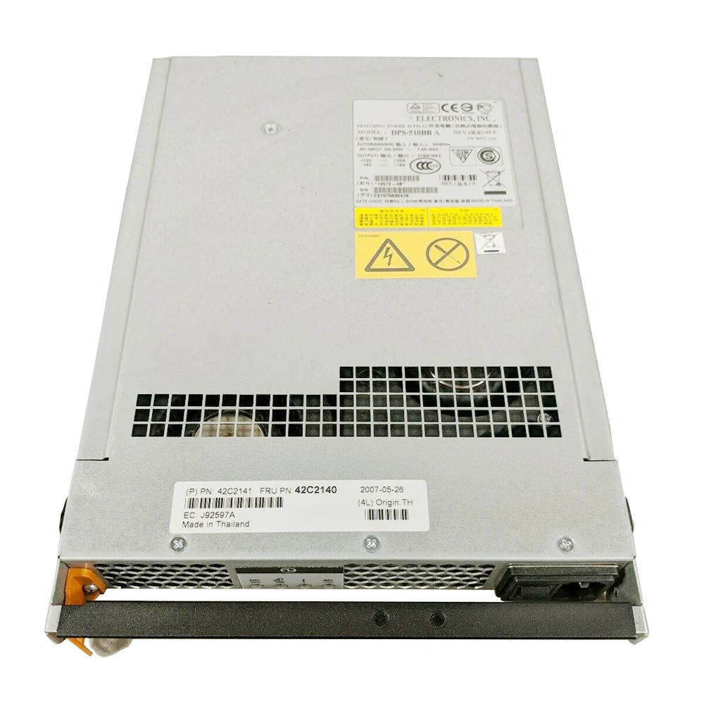 Серверный блок питания для IBM DS3200 DS3400 EXP3000 42C2140 42C2141 DPS-510BB A 515 Вт
Серверный блок питания для IBM DS3200 DS3400 EXP3000 42C2140 42C2141 DPS-510BB A 515 Вт
