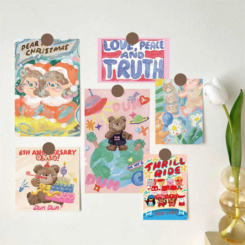 15PCS Creative Oil Painting Card Hand drawn Series Wall Stickers Decorative Study Bedroom Personalized Graffiti Wall Stickers
15PCS Creative Oil Painting Card Hand drawn Series Wall Stickers Decorative Study Bedroom Personalized Graffiti Wall Stickers