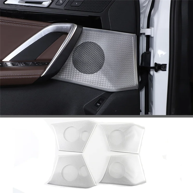 AV32-4 PCS Car Door Audio Speaker Decorative Cover Silver Stainless Steel For BMW X1 U11 2023 2024
AV32-4 PCS Car Door Audio Speaker Decorative Cover Silver Stainless Steel For BMW X1 U11 2023 2024