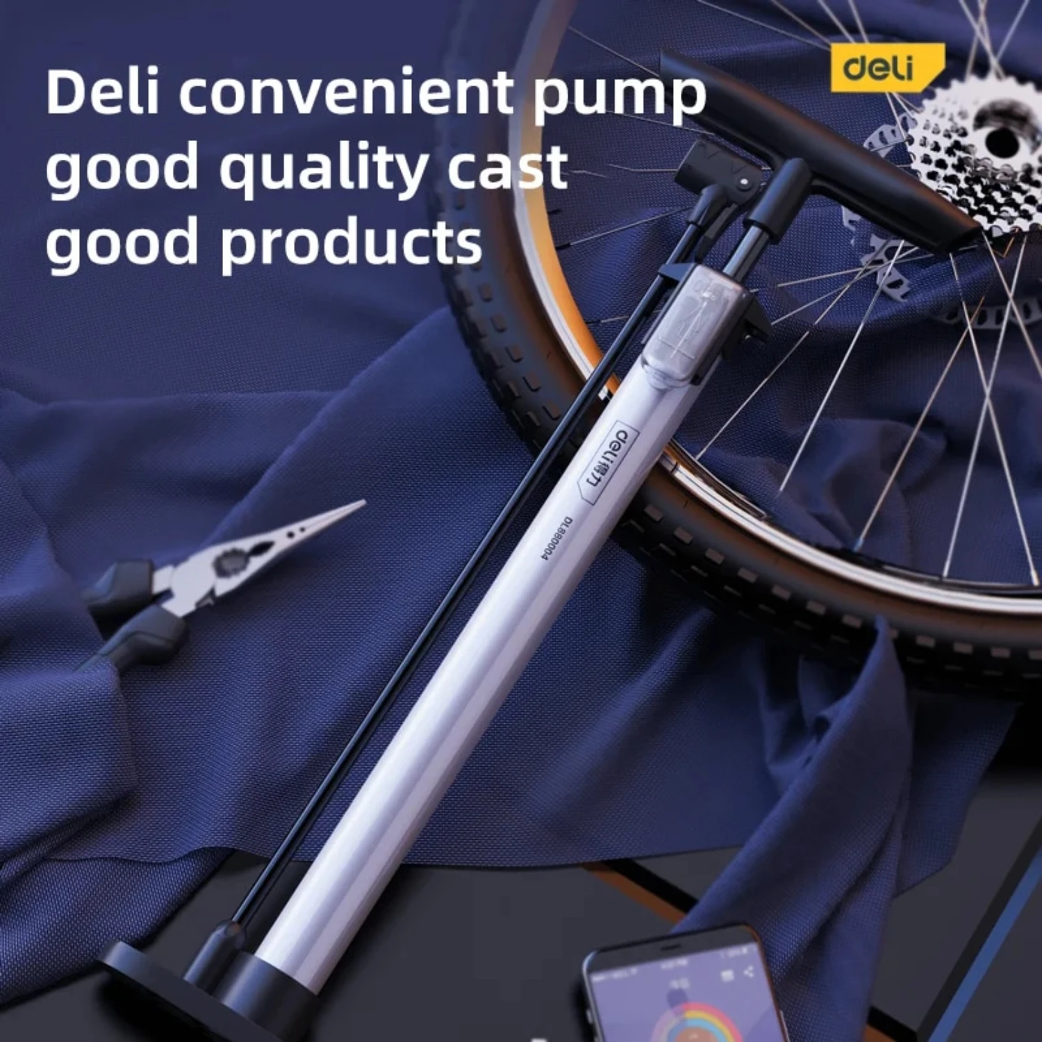 High Pressure Premium 120psi Bike Floor Inflator for Cycling, Motorcycle, Car - Suitable for Air Tire Ball Bicycle Use
High Pressure Premium 120psi Bike Floor Inflator for Cycling, Motorcycle, Car - Suitable for Air Tire Ball Bicycle Use