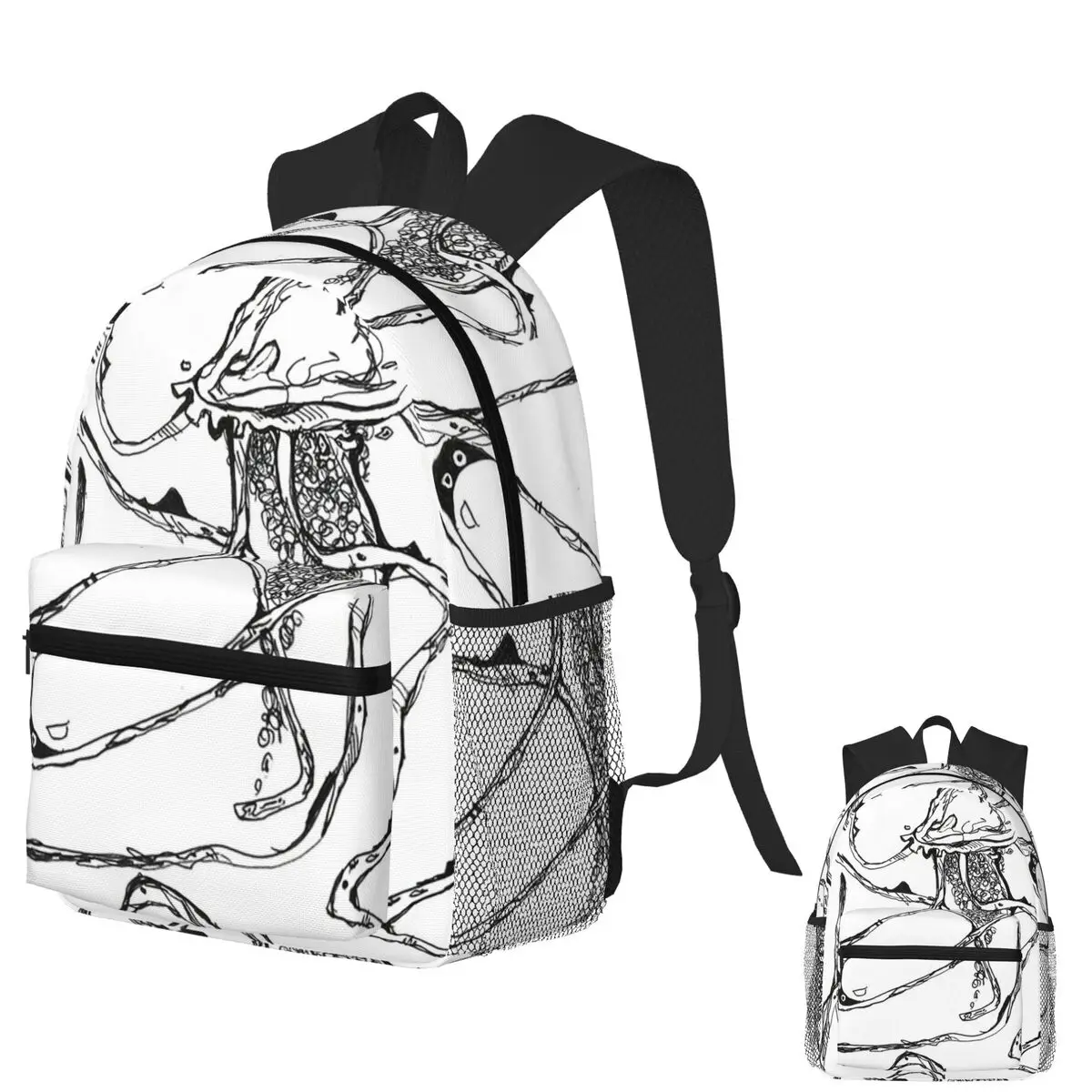Black Jellyfish Student Backpack School Bag Hiking Travel Daypack for Men Women Fashion Bookbag Shoulder Bags
Black Jellyfish Student Backpack School Bag Hiking Travel Daypack for Men Women Fashion Bookbag Shoulder Bags