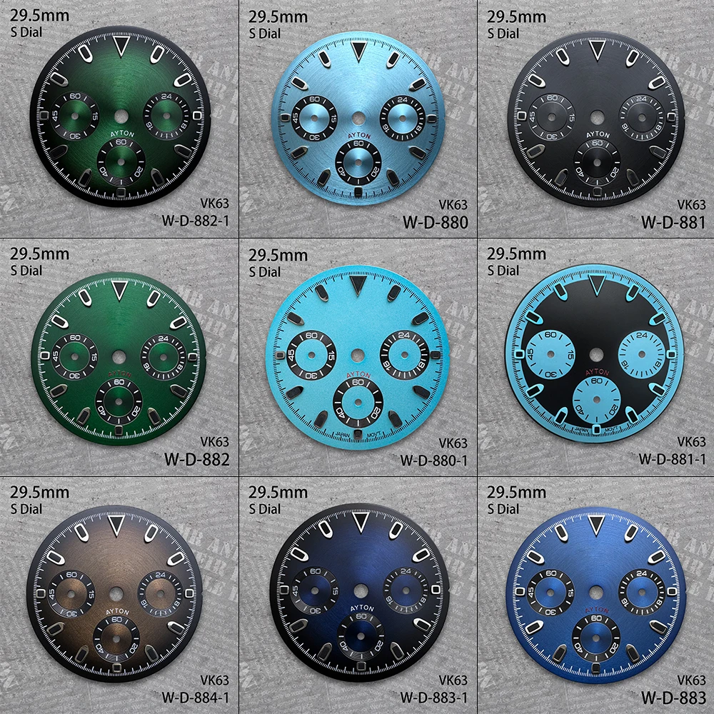 29.5 mm DTN Panda S Logo Dial Suitable For VK63 Movement CD Pattern Quality Watch Modification Accessories
29.5 mm DTN Panda S Logo Dial Suitable For VK63 Movement CD Pattern Quality Watch Modification Accessories