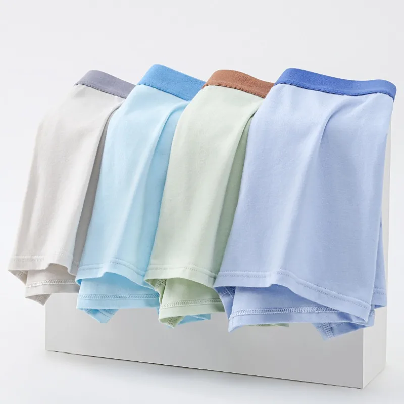 4PCS Teens Boys Cotton Antibacterial Panties Kid Solid Daily Wear Knickers 7+y Young Child Clothing Breathable Comfort Underwear
4PCS Teens Boys Cotton Antibacterial Panties Kid Solid Daily Wear Knickers 7+y Young Child Clothing Breathable Comfort Underwear