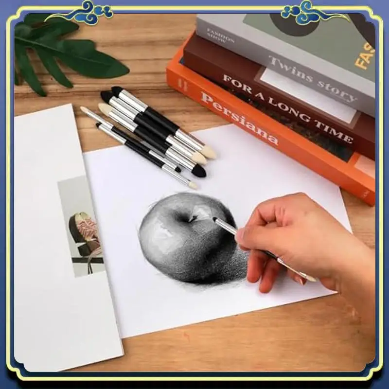 Portable 6Pcs Artist Blending Sponge Pen,Double-Headed Blending Stump Pencil Sketch Brush Drawing Foam Blender Stick Blender Too
Portable 6Pcs Artist Blending Sponge Pen,Double-Headed Blending Stump Pencil Sketch Brush Drawing Foam Blender Stick Blender Too