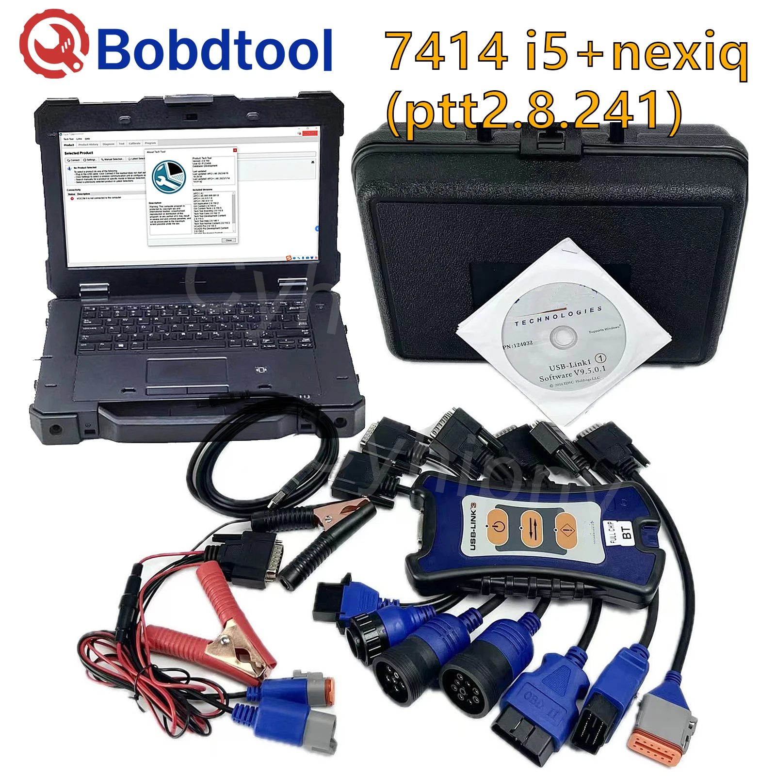 Полный чип NEXIQ-3 USB-ссылка и ноутбук 7417 i5 с программным обеспечением ptt2.8.241 для диагностического инструмента для грузовиков vol
Полный чип NEXIQ-3 USB-ссылка и ноутбук 7417 i5 с программным обеспечением ptt2.8.241 для диагностического инструмента для грузовиков vol