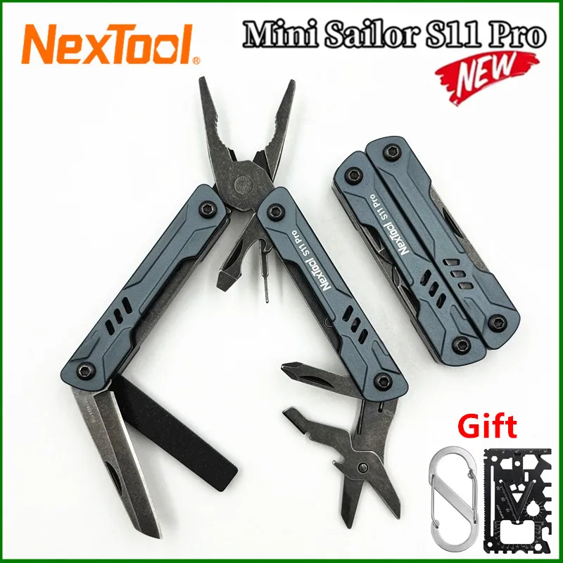 2025 New NexTool Mini Sailor Pliers S11 Pro 12-In-1 Multi Tool Folding Scissors Screwdriver Portable EDC Knife Outdoor Tools
2025 New NexTool Mini Sailor Pliers S11 Pro 12-In-1 Multi Tool Folding Scissors Screwdriver Portable EDC Knife Outdoor Tools
