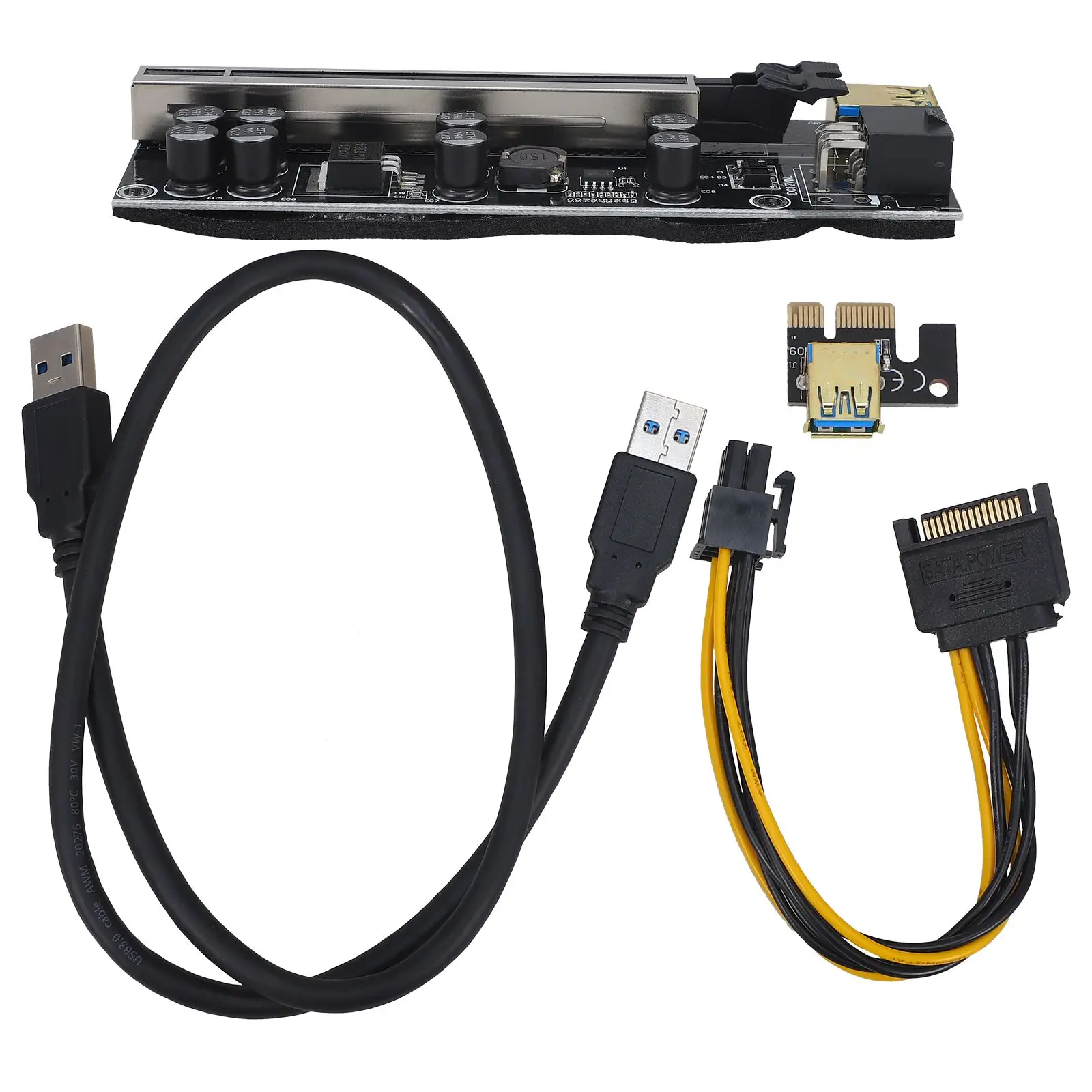 Удлинительная видеокарта Pcie Express, разъем от 1X до 16X, черный VER009S PLUS Pcie Riser, внешний графический процессор, детали для ноутбука, компьютера, игры
Удлинительная видеокарта Pcie Express, разъем от 1X до 16X, черный VER009S PLUS Pcie Riser, внешний графический процессор, детали для ноутбука, компьютера, игры